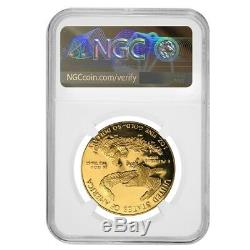 1986 W 50 Oz $ 1 Proof Gold Eagle Américain Ngc Pf 69 Erreur Monnaie (avers Struck Thru)