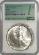 1986(s) Ngc Ms69 $1 Aigle En Argent 1 Oz Première Édition Frappe à San Francisco