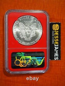1986 (s) Silver Eagle Ngc Ms69 Struck À San Francisco Mint Red Core