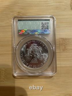 1987-S CAC MS69 American Silver Eagle (signé par le président + frappé à San Francisco)