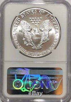1989 Ngc Ms70 Silver État American Eagle Mint 1 Oz. 999 Beaux Lingots Qa Check