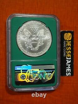 1996 $1 American Silver Eagle Ngc Ms69 De Nous Boîte Scellée Menthe Étiquette Vert Core