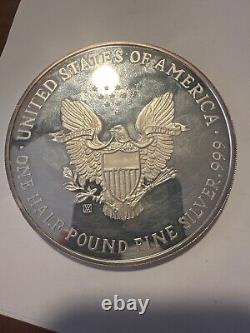 1996 Monnaie de Washington, demi-livre 'Aigle en argent' 8 oz Livraison gratuite après le premier article