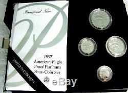 1997-2020 Pf Plt Eagle Compl. Set In Orig. Pkg. Publiées Par U. S. Mint-sacrifice