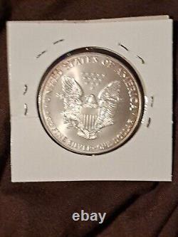1998, 1999, 2000, 2001 Aigle d'argent américain 1oz Dollars (4) Lot Rare Bu? Toning