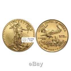 1/10 Oz Américaine Gold Eagle Mint État (année Varie)