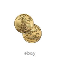 1/10 Oz Gold American Eagle 5 $ Us Mint Gold Eagle Coin Random Date