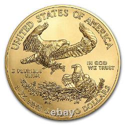 1 Oz American Gold Eagle $50 Coin Bu Random Year Us Mint Tube Of 20