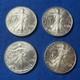 2000 Dollar D'argent American Eagle Walking Liberty Pi&egrave;ce De 1 $ Non Circul&eacute;e Lot De 4