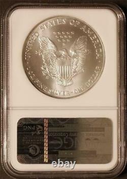 2001 1 $ 1 Oz Mint State American Silver Eagle Ngc Ms 70 First Strikes Pop 16