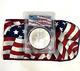 2001 Dollar D'argent Aigle Ground Zero Recovery 9-11-2001 Certifié Avec Pochette De Protection