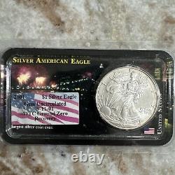 2001 Récupération de Ground Zero du WTC 9-11-01 Aigle d'argent $1 PCGS Gem Uncirculated