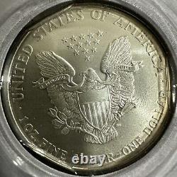 2001 Récupération de Ground Zero du WTC 9-11-01 Aigle d'argent $1 PCGS Gem Uncirculated