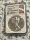 2001 W Ngc Pf70 Ultra Cameo Silver Eagle Proof Thomas J. Uram Pièce De 1 $