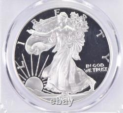 2001-W PR70 DCAM Aigle en Argent Américain PCGS Étiquette Bleue