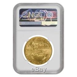 2004 1 Oz 50 $ Or American Eagle Ngc Ms 69 Erreur Monnaie (avers Frappé Thru)
