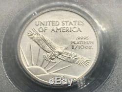2004 Platinum American Eagle Ms69 Monnaie Américaine Statue De La Liberté 10 Usd. 9995