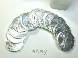 2005 American Silver Eagle (1 Oz) $2 Vingt Pièces/rouleaux Dans Un Tube De Menthe Non Circulé