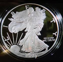 2007-W 1 $ American Eagle en argent DCAM Proof (PR-70 estimé) emballage officiel de la Monnaie des États-Unis et COA