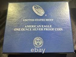 2007-W 1 $ American Eagle en argent DCAM Proof (PR-70 estimé) emballage officiel de la Monnaie des États-Unis et COA