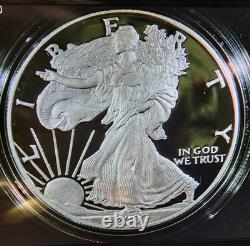 2007-W 1 $ American Eagle en argent DCAM Proof (PR-70 estimé) emballage officiel de la Monnaie des États-Unis et COA