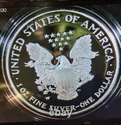 2007-W 1 $ American Eagle en argent DCAM Proof (PR-70 estimé) emballage officiel de la Monnaie des États-Unis et COA