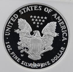2007 W American Silver Eagle Sort Tôt Ngc Pf 70 Ultra Cameo