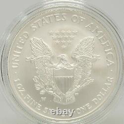 2008 Us Mint Unc American Silver Eagle Ase 2007 Reverse U Error Rare Coin Ogp