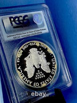 2008-W $1 Aigle d'argent américain PCGS PR70DCAM CHOIX