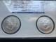 2008-w Aigle En Argent Reverse De 07 Ngc Ms-70 Première Émission Support Double De Deux Pièces