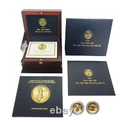 2009 20 $ 1-once Ultra High Relief Gold Double Eagle avec boîte livre & COA