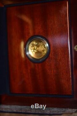 2009 Ultra High Relief Double Eagle Gold Coin, Boîte Originale, Boîte De Navire Monnaie Et Coa
