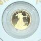 2010-w American Gold Eagle Proof 1/10 Oz $ 5 En Capsule Monnaie Bu