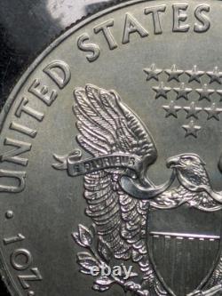 2011 1 $ 1oz American Eagle en Argent Erreur de Frappe Forte État Monnaie Ms