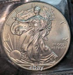 2011 1 $ 1oz American Eagle en Argent Erreur de Frappe Forte État Monnaie Ms