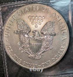 2011 1 $ 1oz American Eagle en Argent Erreur de Frappe Forte État Monnaie Ms
