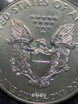 2011 1 $ 1oz American Eagle en Argent Erreur de Frappe Forte État Monnaie Ms