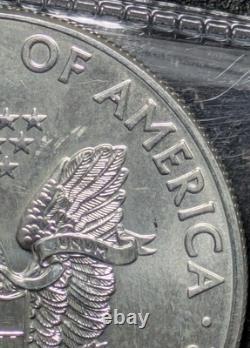 2011 1 $ 1oz American Eagle en Argent Erreur de Frappe Forte État Monnaie Ms