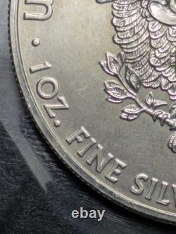 2011 1 $ 1oz American Eagle en Argent Erreur de Frappe Forte État Monnaie Ms