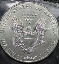 2011 1 $ 1oz American Eagle en Argent Erreur de Frappe Forte État Monnaie Ms