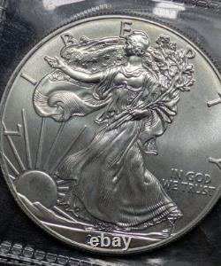 2011 1 $ 1oz American Eagle en Argent Erreur de Frappe Forte État Monnaie Ms