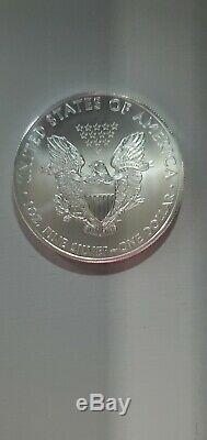 2011 American Silver Eagle Mint 1 Rouleau 20 Onces Total. 999 Beaux Unopened