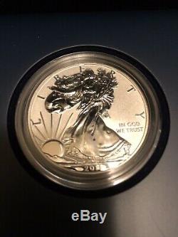2011 Silver Eagle 25e Anniversaire 5 Set Coin Dans Mint Condition