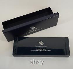 2011 US Mint American Silver Eagle 25ème Anniversaire Ensemble de pièces d'argent Livraison gratuite aux États-Unis