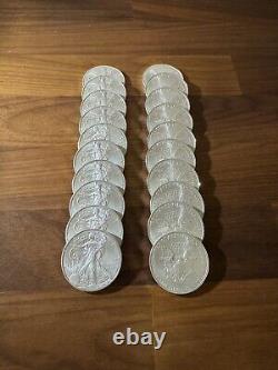 2012 1 once American Silver Eagles (tube de 20 pièces) Non circulées