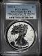 2012-s American Silver Eagle En épreuve Inversée Pcgs Pr 70 Sf Mint 75e Anniversaire