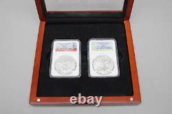 2012 W S $1 United States Silver Eagle First Release From Mint Sealed Set Ms70