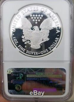 2012-s 75e Anniversaire Sf Silver Mint Eagle Set Épreuve À L'envers Ngc Pf70 Pr70