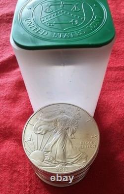 2013 (12) Pièces de dollar en argent américain Silver Eagle 1 oz 0,999 argent fin non circulées