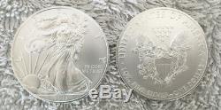 2013 Argent American Eagle. 999 1 Oz Bu Dollar Coins- Rouleau De 20 Nous Mint Tube